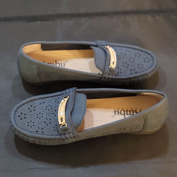 BRAND NEW AMBU COMFORT SLIP-ON WOMEN"S FLAT - Picture 10 of 13